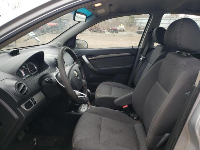 KL1TD56688B070900 - 2008 CHEVROLET AVEO BASE SILVER photo 7