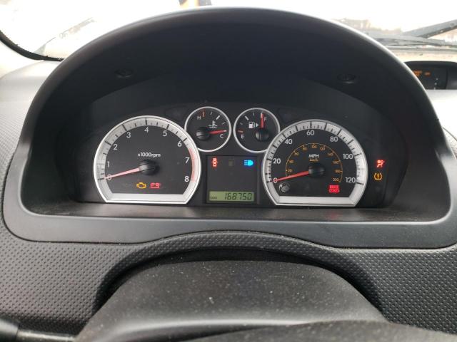 KL1TD56688B070900 - 2008 CHEVROLET AVEO BASE SILVER photo 9