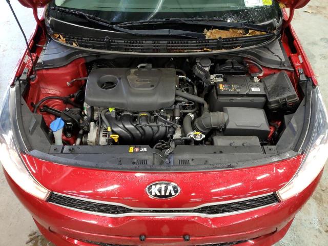 3KPA24AB8KE198021 - 2019 KIA RIO S RED photo 11