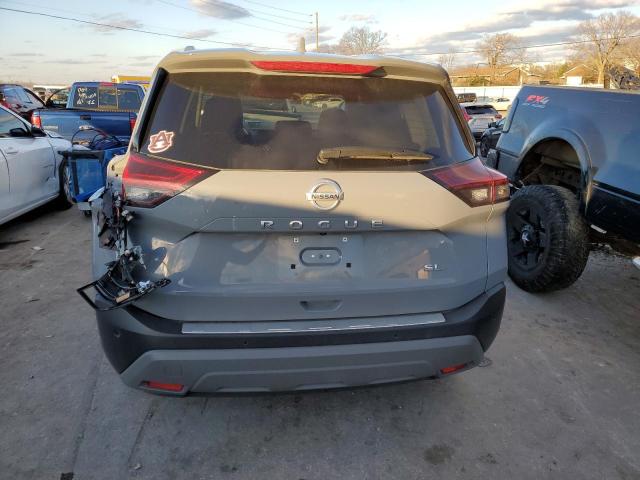 5N1AT3CA4MC705112 - 2021 NISSAN ROGUE SL GRAY photo 6