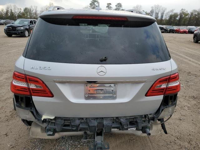 4JGDA5HB8EA396435 - 2014 MERCEDES-BENZ ML 350 4MA SILVER photo 6