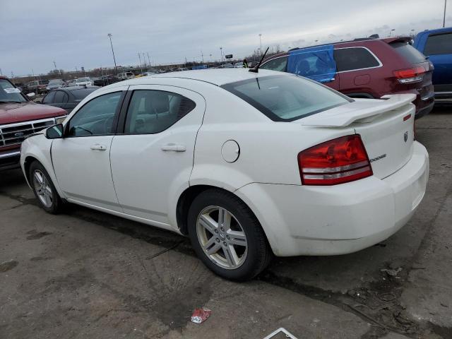 1B3CC5FB8AN225850 - 2010 DODGE AVENGER R/ WHITE photo 2