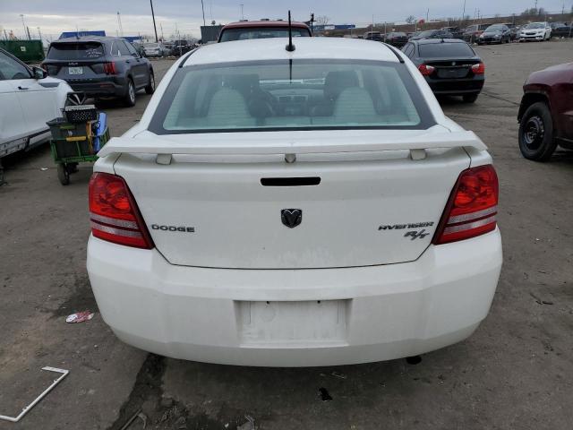 1B3CC5FB8AN225850 - 2010 DODGE AVENGER R/ WHITE photo 6