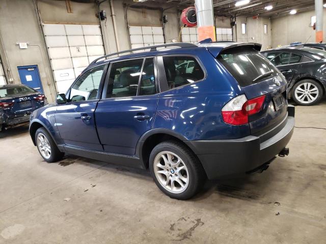 WBXPA73444WC41345 - 2004 BMW X3 2.5I BLUE photo 2