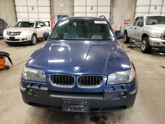 WBXPA73444WC41345 - 2004 BMW X3 2.5I BLUE photo 5