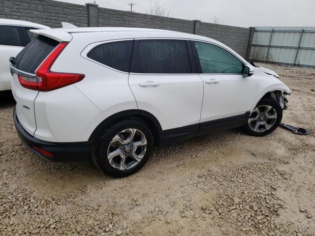 5J6RW2H89KA002378 - 2019 HONDA CR-V EXL WHITE photo 3