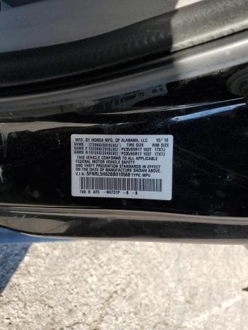 5FNRL5H62BB010568 - 2011 HONDA ODYSSEY EX BLACK photo 13