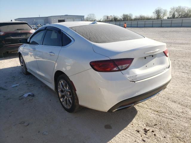 1C3CCCEG3FN610602 - 2015 CHRYSLER 200 C WHITE photo 2