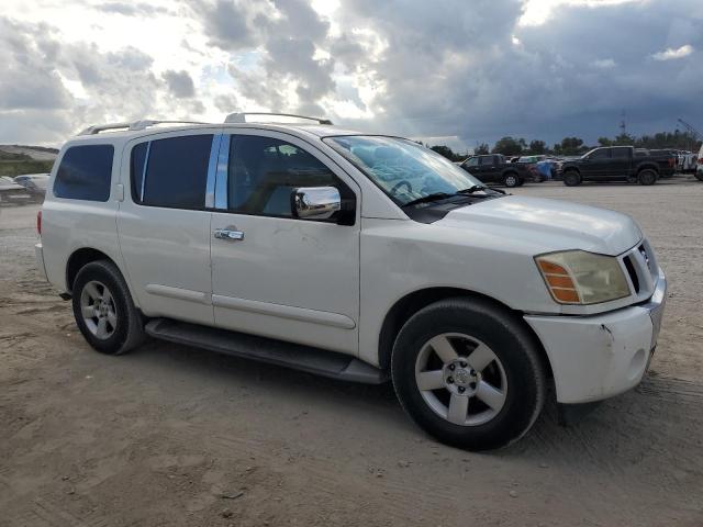 5N1AA08A74N703243 - 2004 NISSAN ARMADA SE WHITE photo 4