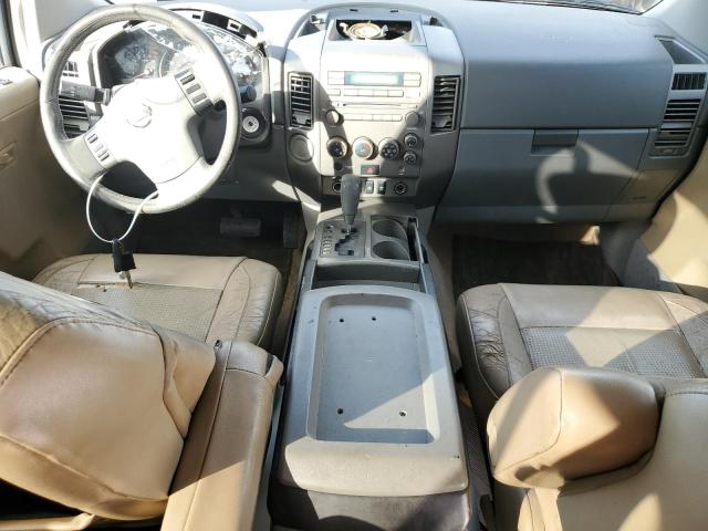 5N1AA08A74N703243 - 2004 NISSAN ARMADA SE WHITE photo 8