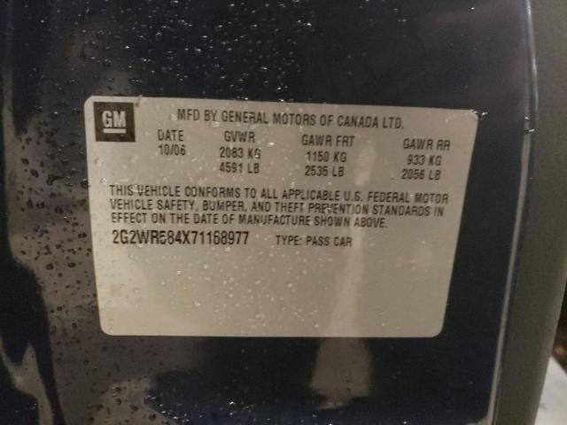 2G2WR584X71168977 - 2007 PONTIAC GRAND PRIX ლურჯი ფოტო 12