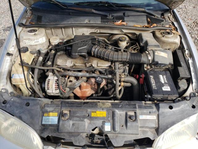 1G1JC524617180160 - 2001 CHEVROLET CAVALIER B SILVER photo 11