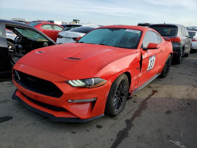 1FA6P8CF3J5129011 - 2018 FORD MUSTANG GT RED photo 1