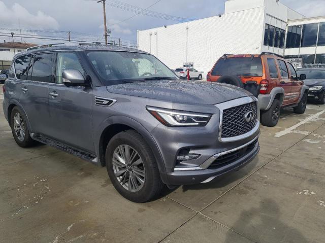 JN8AZ2AE0M9271467 - 2021 INFINITI QX80 LUXE GRAY photo 1