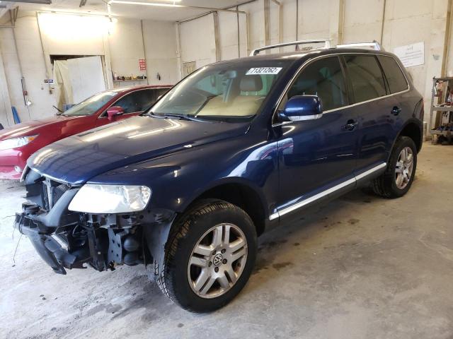 WVGCM77L14D043881 - 2004 VOLKSWAGEN TOUAREG 4. BLUE photo 1