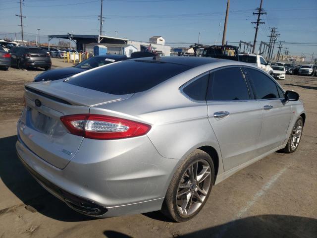 3FA6P0K95ER378538 - 2014 FORD FUSION TIT GRAY photo 3