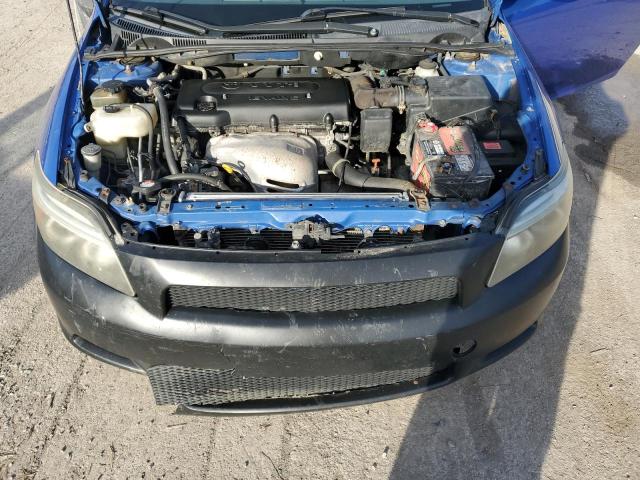 JTKDE167260128321 - 2006 TOYOTA SCION TC BLUE photo 11
