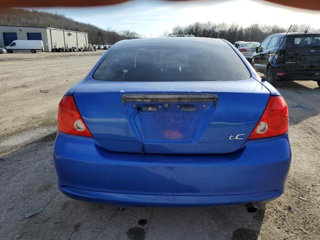 JTKDE167260128321 - 2006 TOYOTA SCION TC BLUE photo 6