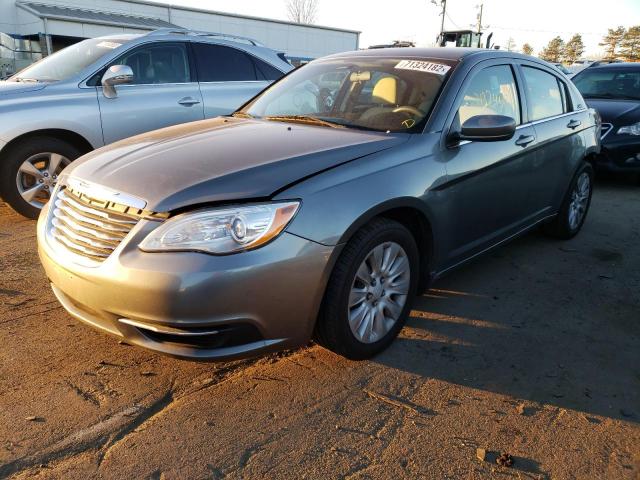 1C3CCBAB8CN129910 - 2012 CHRYSLER 200 LX GRAY photo 1