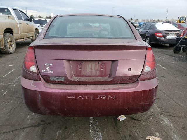 1G8AF52F23Z195059 - 2003 SATURN ION LEVEL MAROON photo 6