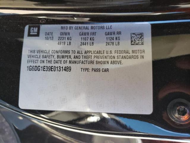 1G6DG1E39E0131489 - 2014 CADILLAC CTS PERFOR Черный фото 13