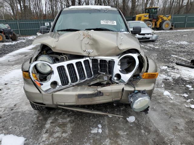 1J4GL58K65W544672 - 2005 JEEP LIBERTY LI CREAM photo 5