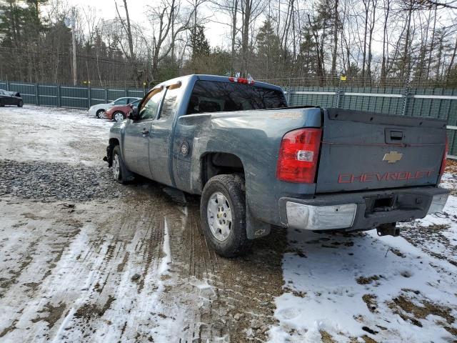 1GCSKSE39AZ141454 - 2010 CHEVROLET SILVERADO BLUE photo 2