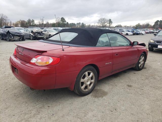 2T1FF28P72C582922 - 2002 TOYOTA CAMRY SOLA RED photo 3