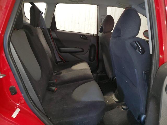 JHMGD38627S002388 - 2007 HONDA FIT S RED photo 10