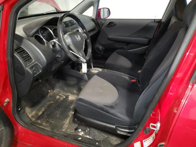 JHMGD38627S002388 - 2007 HONDA FIT S RED photo 7