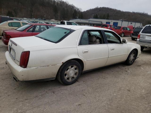 1G6KD54YX1U263135 - 2001 CADILLAC DEVILLE WHITE photo 3