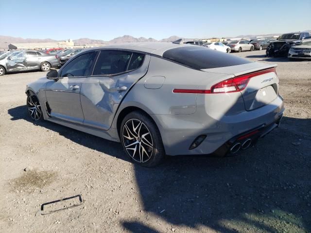 KNAE35LD1N6106743 - 2022 KIA STINGER GT SILVER photo 2