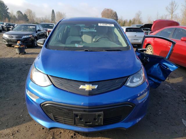 1G1FY6S09M4108935 - 2021 CHEVROLET BOLT EV LT BLUE photo 5