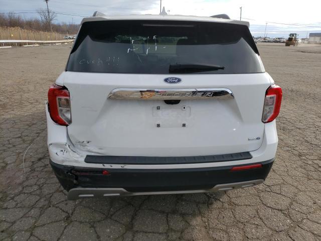 1FMSK8DH8LGC25713 - 2020 FORD EXPLORER X WHITE photo 6