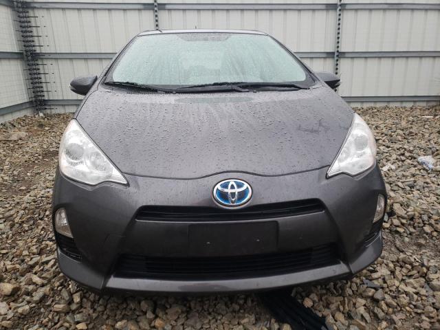 JTDKDTB30E1083159 - 2014 TOYOTA PRIUS C GRAY photo 5