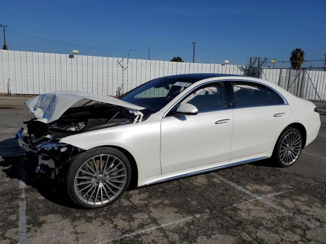 W1K6G6DB5NA104429 - 2022 MERCEDES-BENZ S 500 4MAT WHITE photo 1