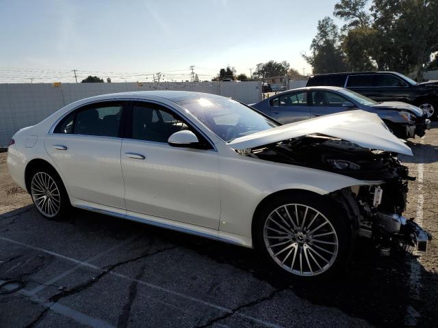 W1K6G6DB5NA104429 - 2022 MERCEDES-BENZ S 500 4MAT WHITE photo 4