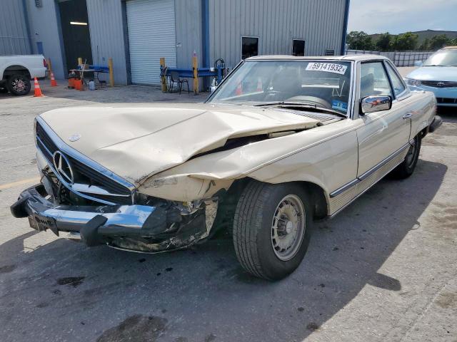 0704412046105 - 1978 MERCEDES-BENZ 400SL BEIGE photo 2