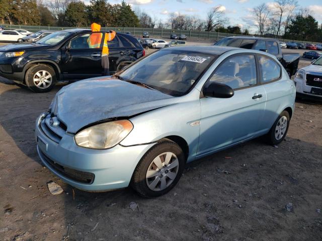 KMHCM36CX8U073879 - 2008 HYUNDAI ACCENT BLUE photo 1