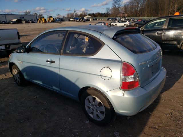 KMHCM36CX8U073879 - 2008 HYUNDAI ACCENT BLUE photo 2