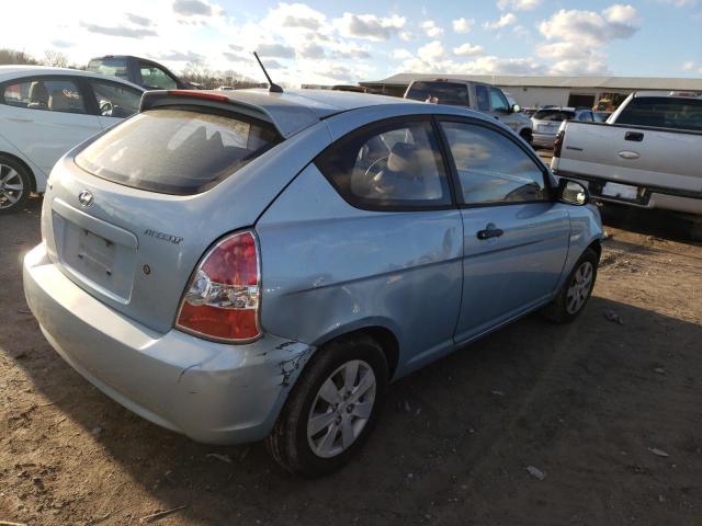 KMHCM36CX8U073879 - 2008 HYUNDAI ACCENT BLUE photo 3