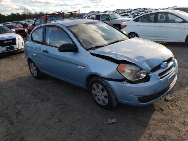 KMHCM36CX8U073879 - 2008 HYUNDAI ACCENT BLUE photo 4