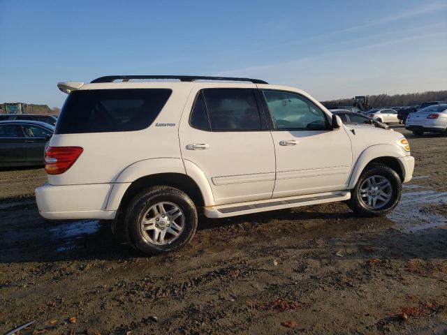 5TDBT48A44S209331 - 2004 TOYOTA SEQUOIA LI WHITE photo 3