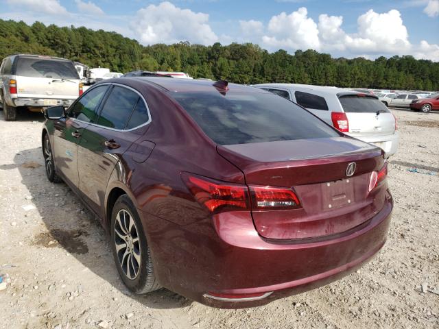 19UUB1F55GA014244 - 2016 ACURA TLX TECH BURGUNDY photo 3