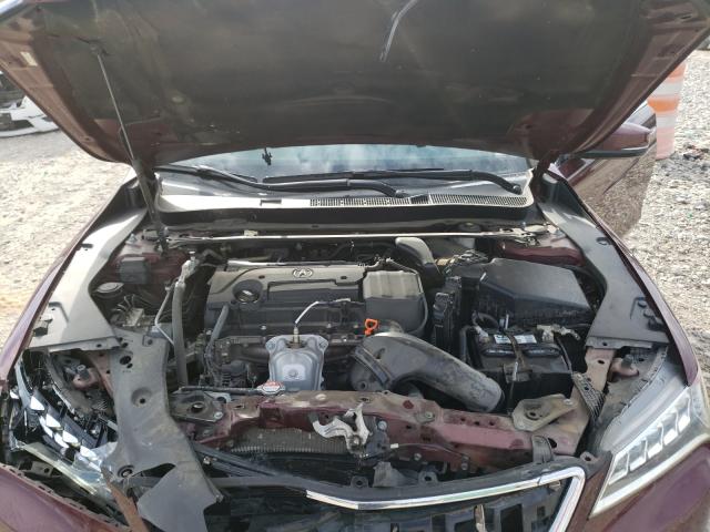 19UUB1F55GA014244 - 2016 ACURA TLX TECH BURGUNDY photo 7