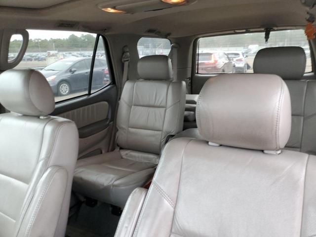 5TDBT48A96S272394 - 2006 TOYOTA SEQUOIA LI GRAY photo 10