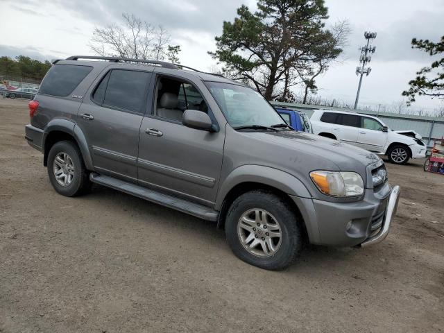 5TDBT48A96S272394 - 2006 TOYOTA SEQUOIA LI GRAY photo 4