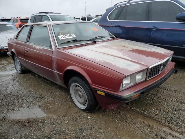 ZAMAL1104EB319411 - 1984 MASERATI BITURBO BROWN photo 4