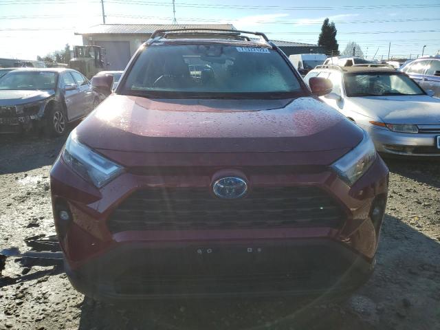 2T3B6RFV6NW035238 - 2022 TOYOTA RAV4 XLE P MAROON photo 5