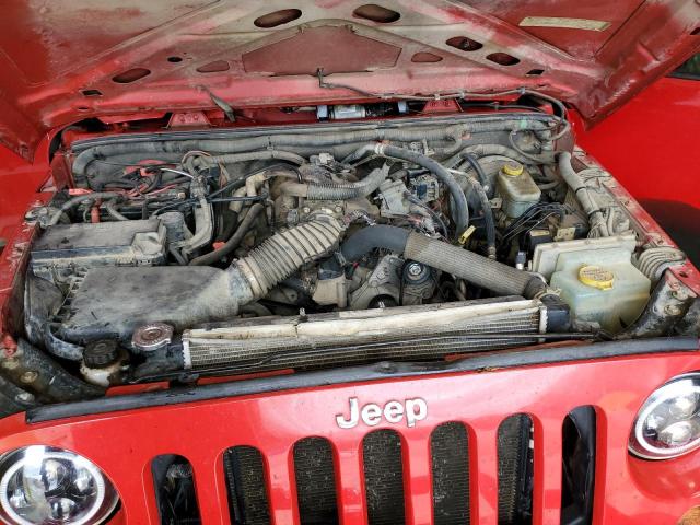1J4AA2D16AL176965 - 2010 JEEP WRANGLER S RED photo 11